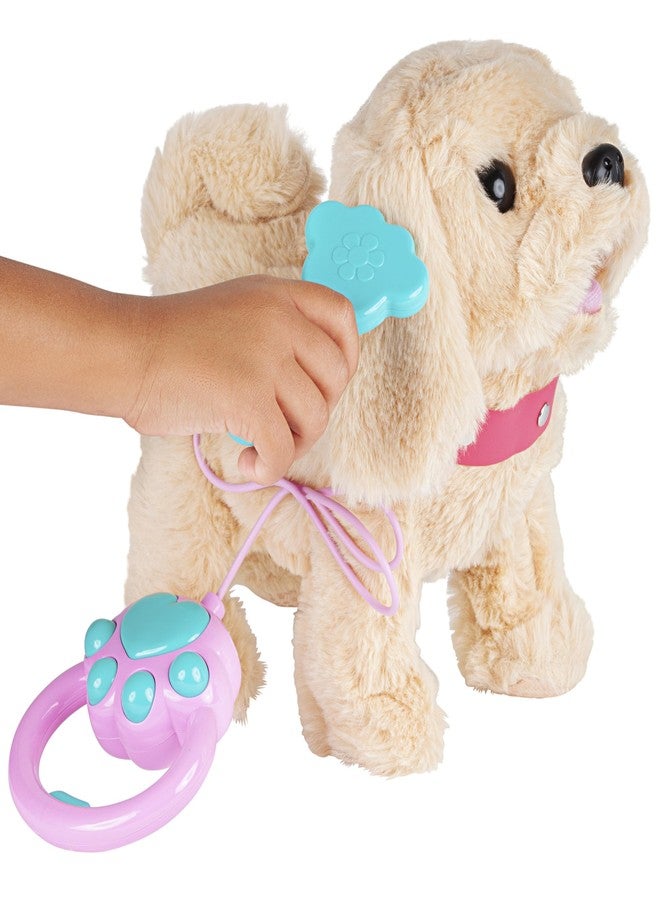 fash n kolor Electronic Plush Puppy Dog Walking Barking Toy Puppy with Remote Control Leash, Interactive Plush That Walks, Wags Tail, and Barks, Soft Pretend Pet for Kids Ages 3 4 5 6+ Girls & Boys - Image 4
